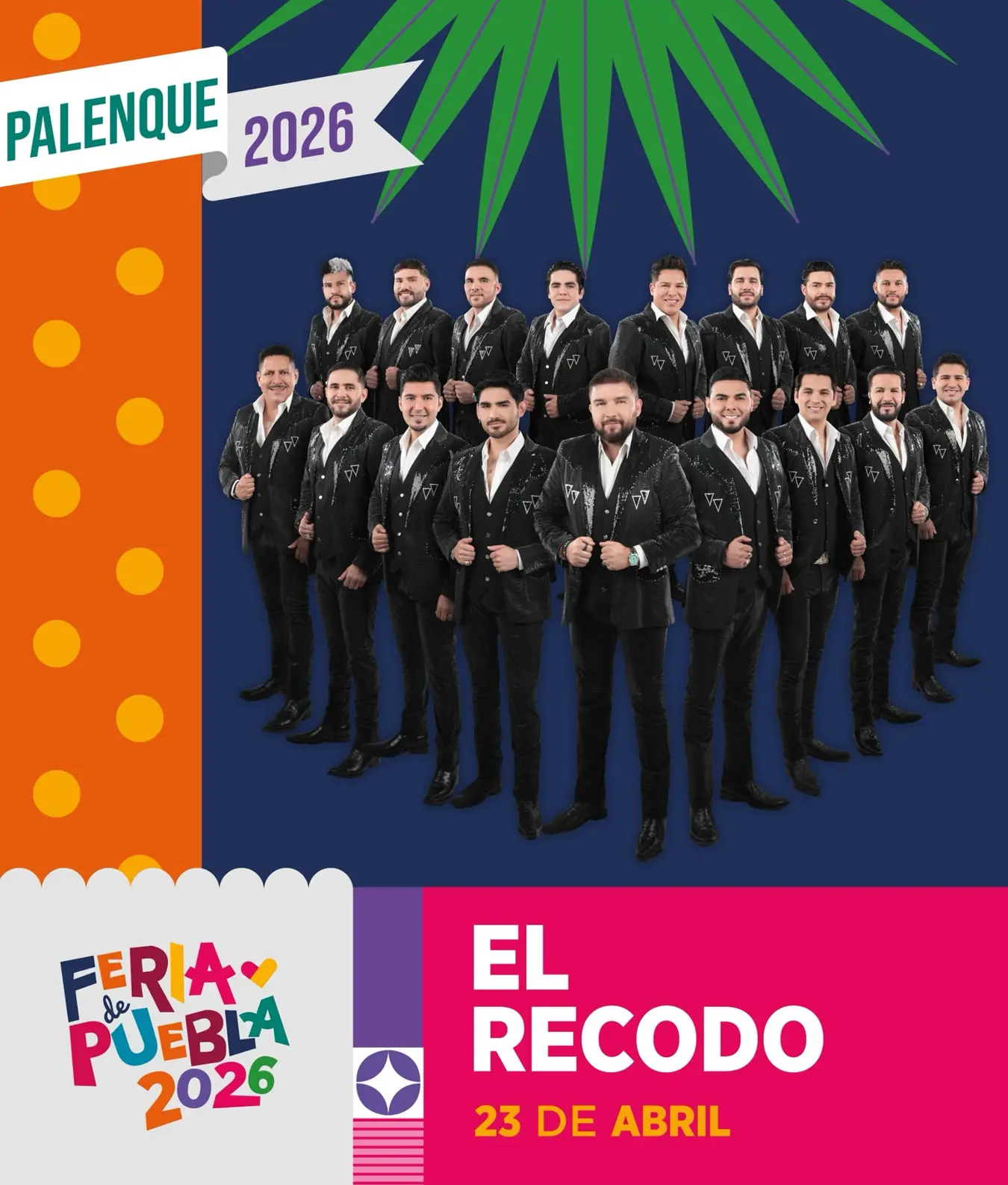 Banda el Recodo Palenque Puebla 2026