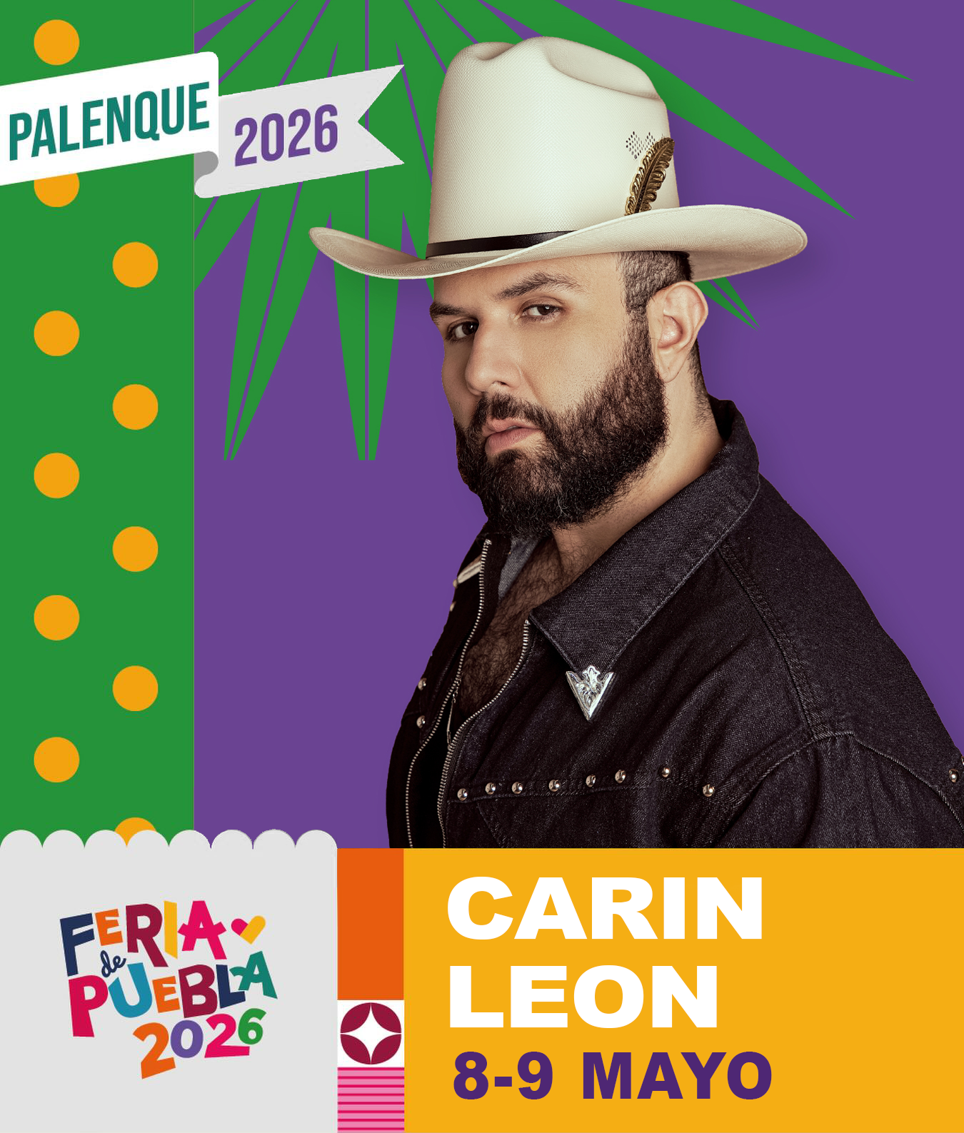Carin Leon Palenque Puebla 2026