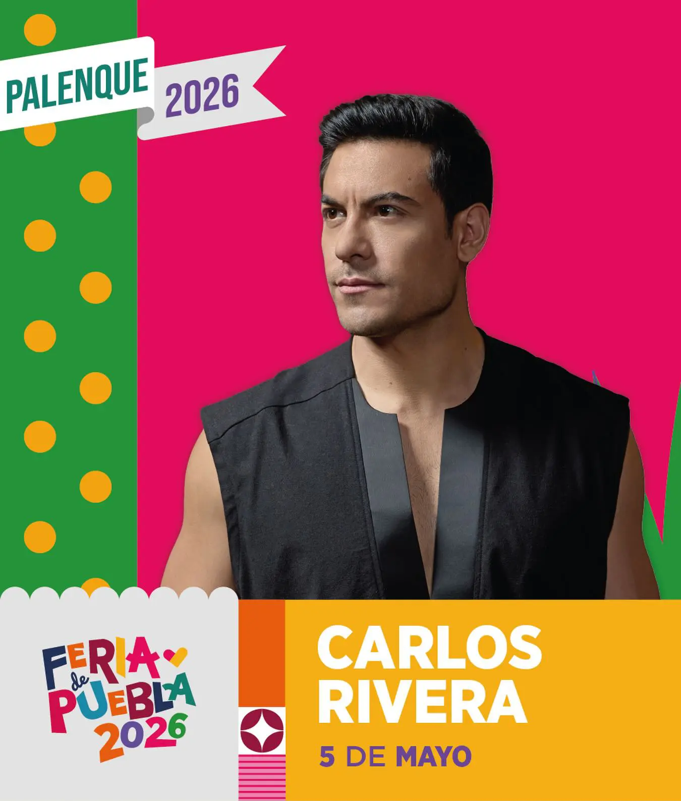 Carlos Rivera Palenque Puebla 2026