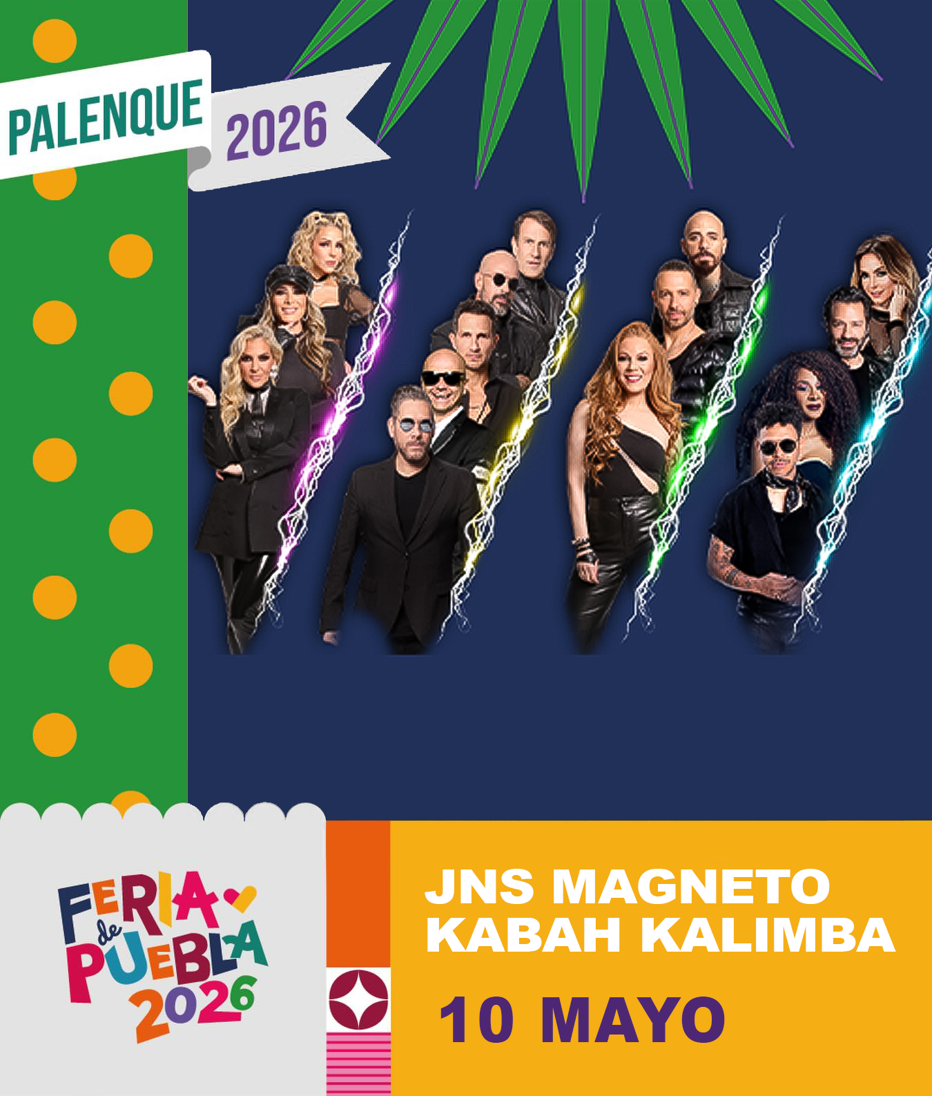 JNS Magneto Kabah Kalimba Palenque Puebla 2026