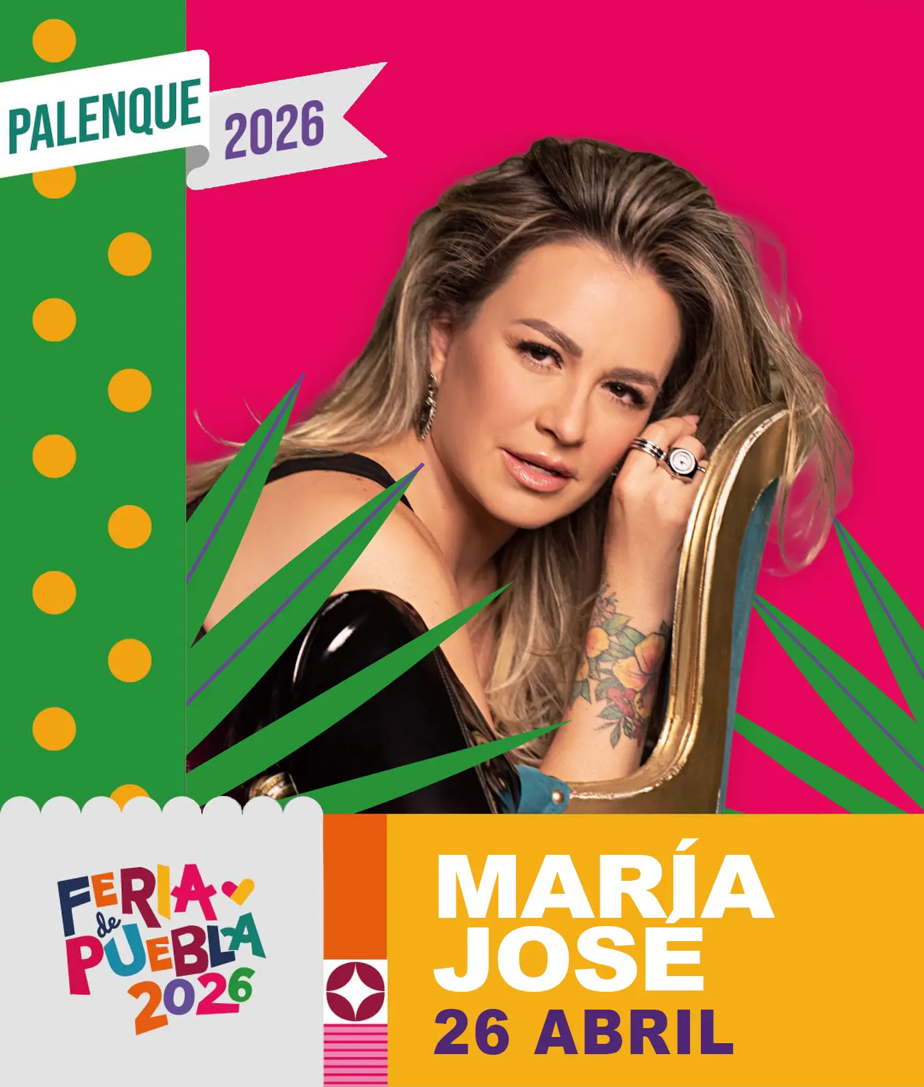 María José Palenque Puebla 2026